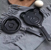 Set of 4 Breakfast Egg Omelet Pancake Flip Non-Stick Pan